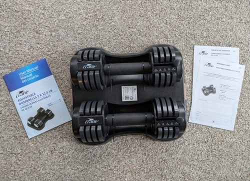 Crane adjustable dumbbell with - crane,