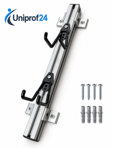 Aluminium dumbbell bracket - aluminium,