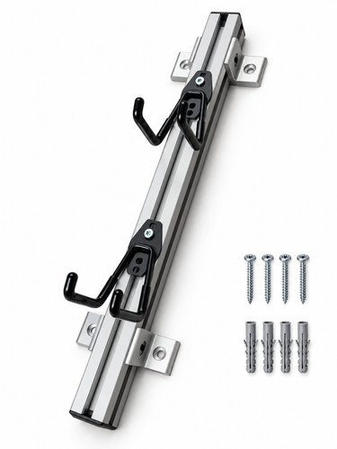Aluminium dumbbell bracket - aluminium,