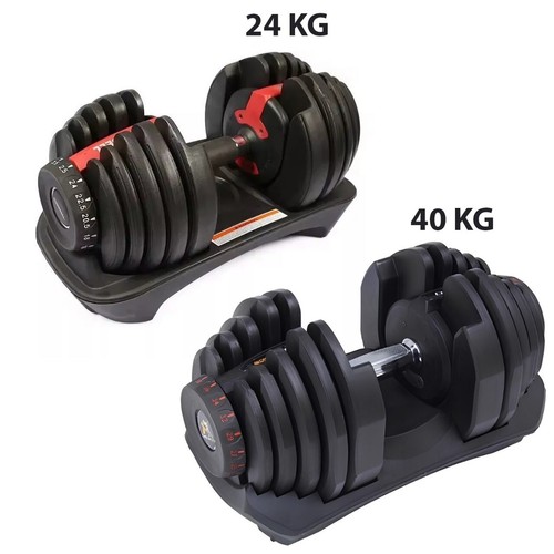 Adjustable dumbbell 24kg 40kg - adjustable, 24kg/40kg
