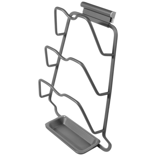 Grey aluminum dumbbell holder - grey,